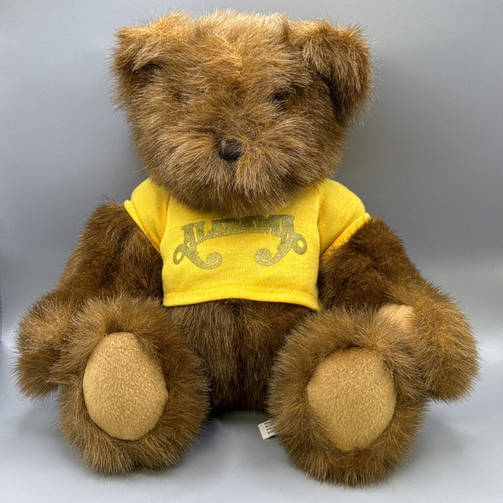 Vintage "Alabama" Band Souvenir Concert Bear Yellow T-Shirt